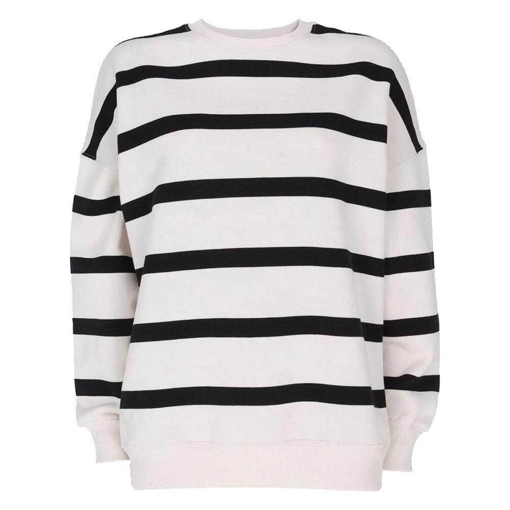 Mint Velvet Cream Striped Sweatshirt Jarrolds, Norwich